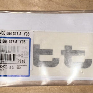 Наклейка (1 шт.) Audi quattro Sticker Set — Brilliant Black